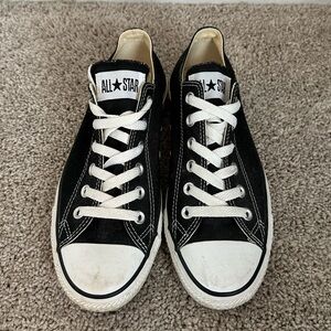 Black and White Converse All Star Sneakers